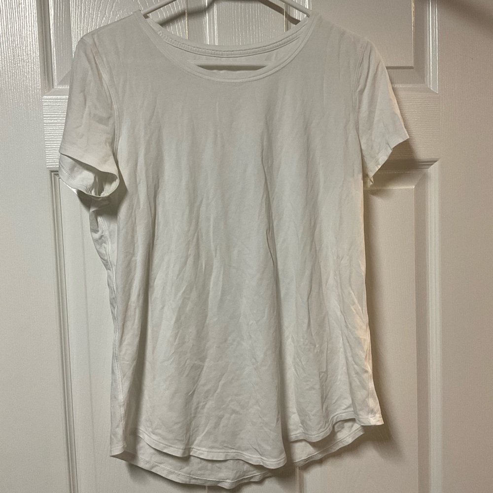 Lululemon White Women’s Athletic shirt